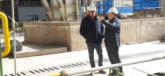 بازدید مدیرعامل از پروژه فولاد قائنات و تأکید بر برنامه‌ریزی پایان سال