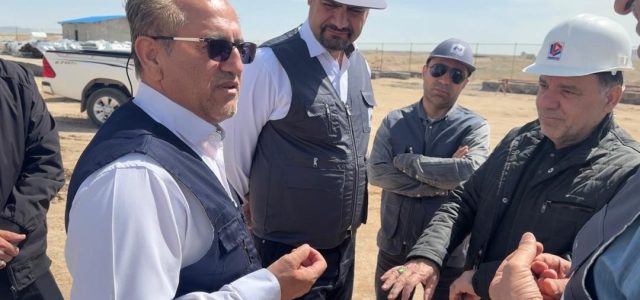 بازدید مدیرعامل فولاد کردستان از کارخانه فولاد قروه
